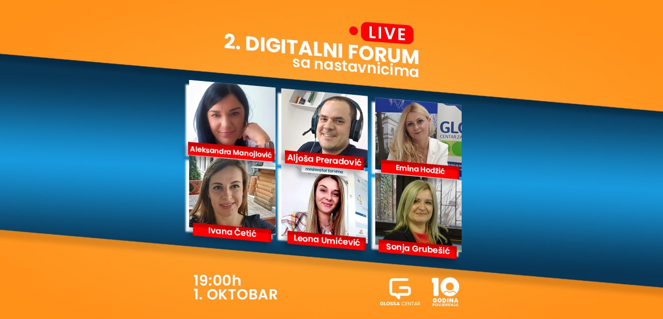 Kako prepoznati uspješnog nastavnika? – drugi Glossa Digitalni forum