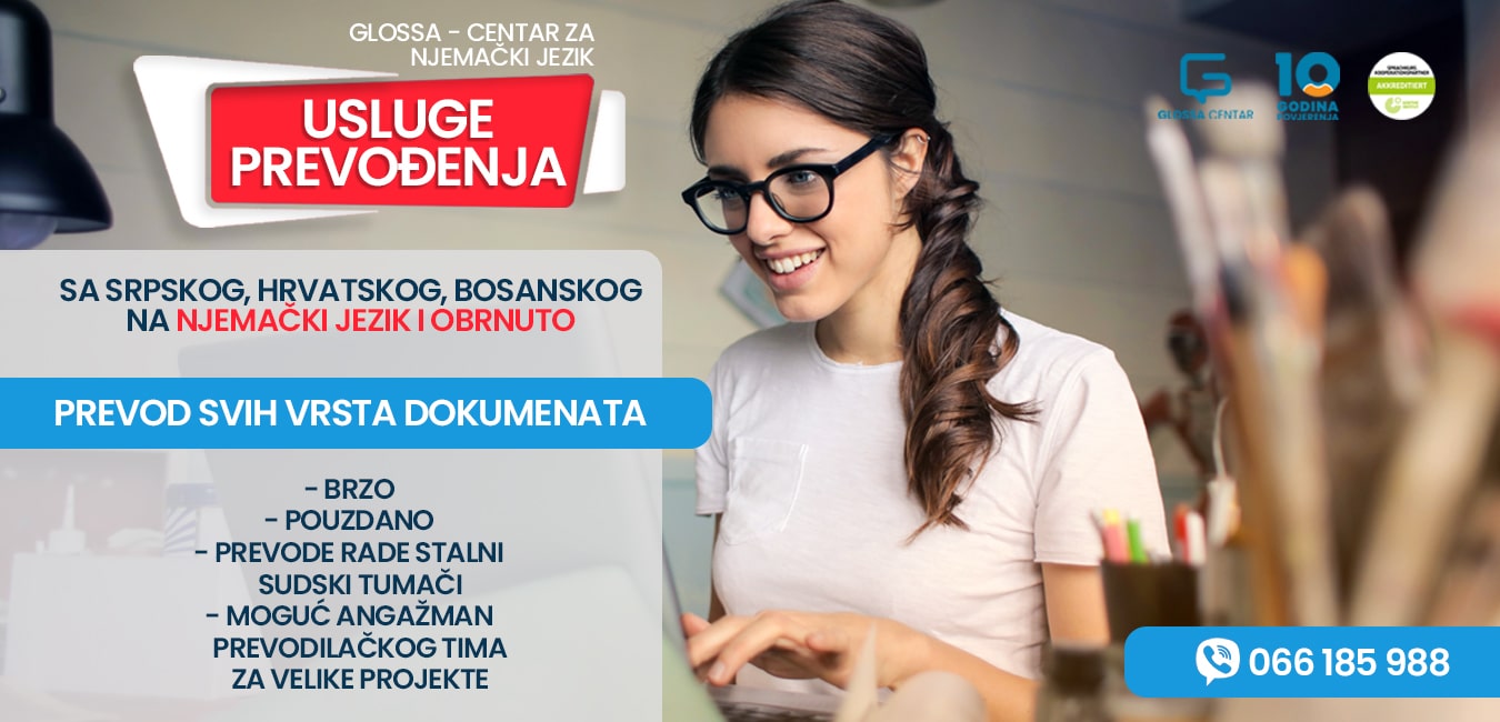Usluge prevođenja u Glossa-centru – brzo, pouzdano, kvalitetno