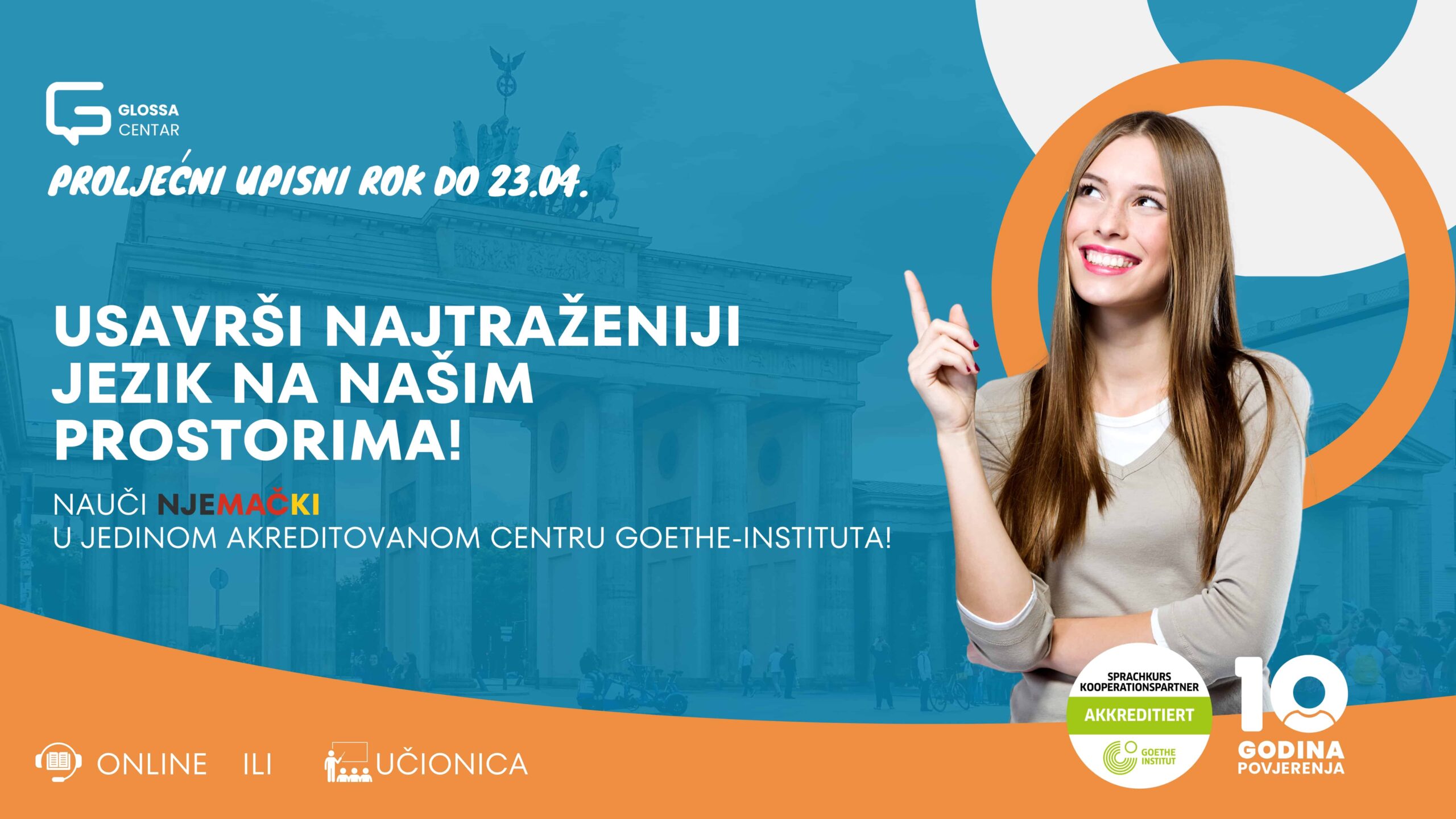 Kurs njemačkog jezika – Proljetni upisni rok u Glossa-centru