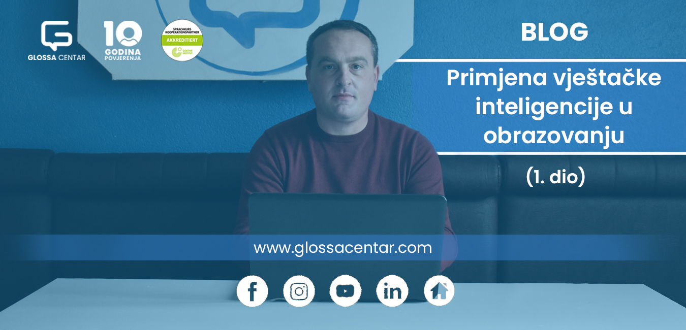 Primjena vještačke inteligencije u obrazovanju – PRVI DIO
