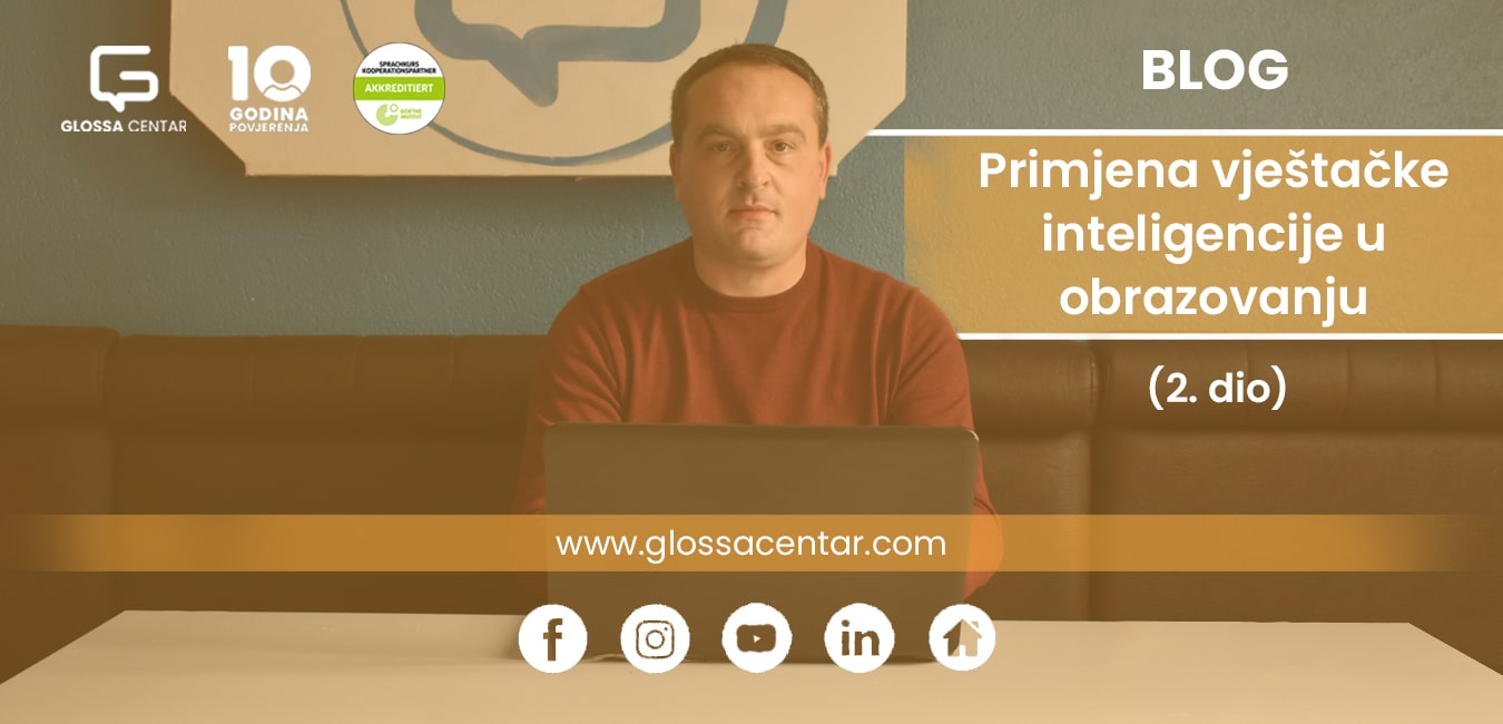 Primjena vještačke inteligencije u obrazovanju – DRUGI DIO